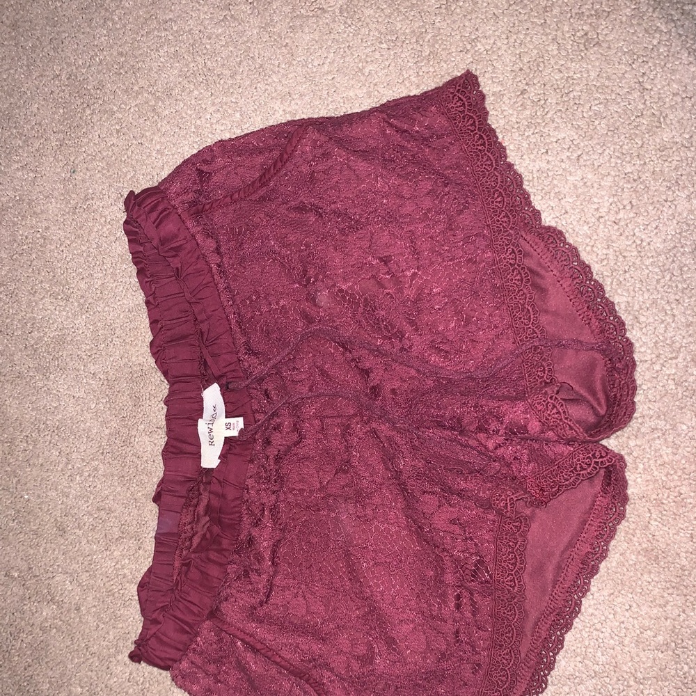 Lace shorts